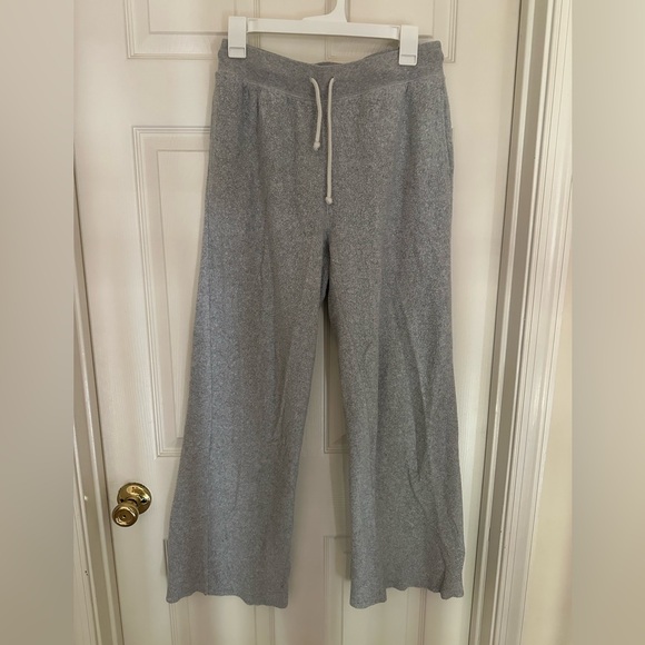 aerie Pants - Aerie Light Gray Ribbed Sweatpants